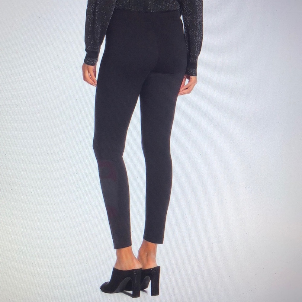 ❤️LAST ONE❤️Black Stretch Ponte Pant/Legging NWT - Picture 4 of 6